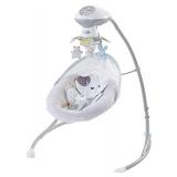 Fisher-Price Sweet Snugapuppy Swing, Dual Motion Baby Swing with Music, Sounds and Motorized Mobile
