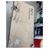 INTEY Premium Delta Wood Cornhole Set(size of 4ft x 2ft),Backyard Classic Game Kit with 2 Cornhole Boards and 10 Bean bags for Kids,Teens,Adults