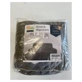 Easy-Going 6 Pieces Microfiber Stretch Sectional Recliner Sofa Slipcover Soft Fitted Fleece 2 Seats Couch Cover Washable Furniture Protector with Elasticity for Kids Pet( Recliner Loveseat, Taupe)