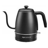 AmazonCommercial Black Stainless Steel Electric Gooseneck Kettle
