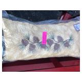 Cabin Rising throw pillow