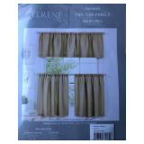 Two tier curtain panels