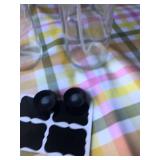 Clear glass bottle set