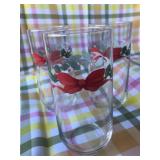 Set of Christmas glasses