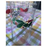 Set of Christmas glasses