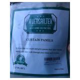 White curtain panels