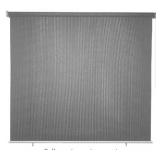 Osimlead Outdoor Roller Shade Patio Roll Up Shade Blinds for Porch Gazebo 8