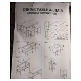5-Piece Kitchen/Dining Table Set w/Four (4) Stools