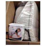 Sweetnight Mattress Topper King Size with Waterproof Mattress Protector, 2 Inch Cooling Egg Crate Gel Memory Foam Topper Ultra Plush, Plus 4 Bed Sheet Holder Straps, King Size, White