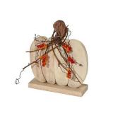 Ih Casa D Cor Wooden White Pumpkin Stand White One Size Fits All