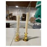 battery operated bi-directional LED adjustable candle stick light