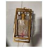 Modern Brass Gold 1-Light Geometric Island Pendant Lights - L5.5