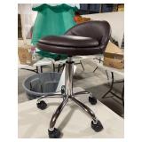 Juno Adjustable Height Massage Stool w/Wheels