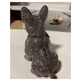 Interior Illusions Plus Rhinestone French Bulldog Bank - 11.5in tall - Dimensions (inches, LxWxH): 10 x 7.5 x 11.5 Retail:$207.98