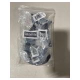 GlideRite 5 Pack 2-1/2 in. Center Matte Black Classic Bin Pull Cabinet Cup Handles