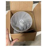 19 In. Coastal Como Modern Stacked Metal Table Lamp