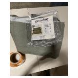 Great Bay Home Reversible Medallion Loveseat Furniture Protector, Mid Gray / Light Gray