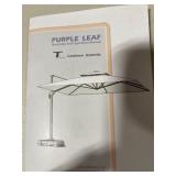 purple leaf 12x12 t series cantilever umbrella