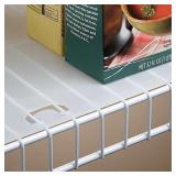 Conimar Clear Plastic 16-inch x 10-foot Roll Shelf Liner for Wire Shelving