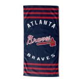 MLB 620 Braves Stripes Beach Towel - 30x60