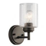 Kichler 45910 Winslow 9in Tall Bathroom Sconce
