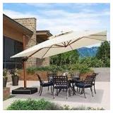 purple leaf 12x12 t series cantilever umbrella