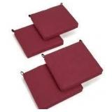 Blazing Needles 20-inch Indoor/Outdoor Chair Cushion (Set of 4) Retail:$81.69