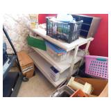 3 tier rolling table/display - very strong