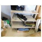 3 tier rolling table/display - very sturdy