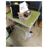 2 folding card tables