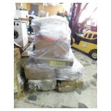 pallet of home gym systems - maybe other stuff