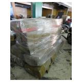 pallet of home gym systems - maybe other stuff