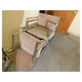 2 - padded waiting room chairs - very sturdy