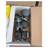 Partial ream of Hammermill 8.5x14" paper and nice castors