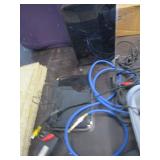 Security camera system with 9 cameras and cables