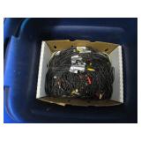 Security camera system with 9 cameras and cables