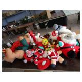 Lot of Christmas plush