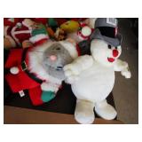 Lot of Christmas plush
