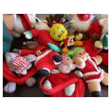 Lot of Christmas plush