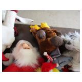 Lot of Christmas plush