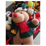 Lot of Christmas plush