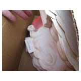 Holiday decor - many cardboard Santas