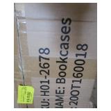 ZENSTYLE Wall-mounted Floating Shelf Simple Style 5 Tier Natural Bookcase Metal Frame Ladder Storage Shelf