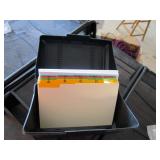 Lot - Mind Reader Multimedia shelves and large index cards and case