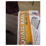 Lot - 5" speaker, quail rails and 3 ring Camaro binder