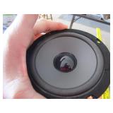 Lot - 5" speaker, quail rails and 3 ring Camaro binder