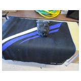 GTRacing floor mat and set of inline skate pads M