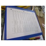 College books and notebooks