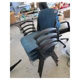 4 stacking chairs