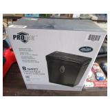 8 sheet cross cut paper shredder
